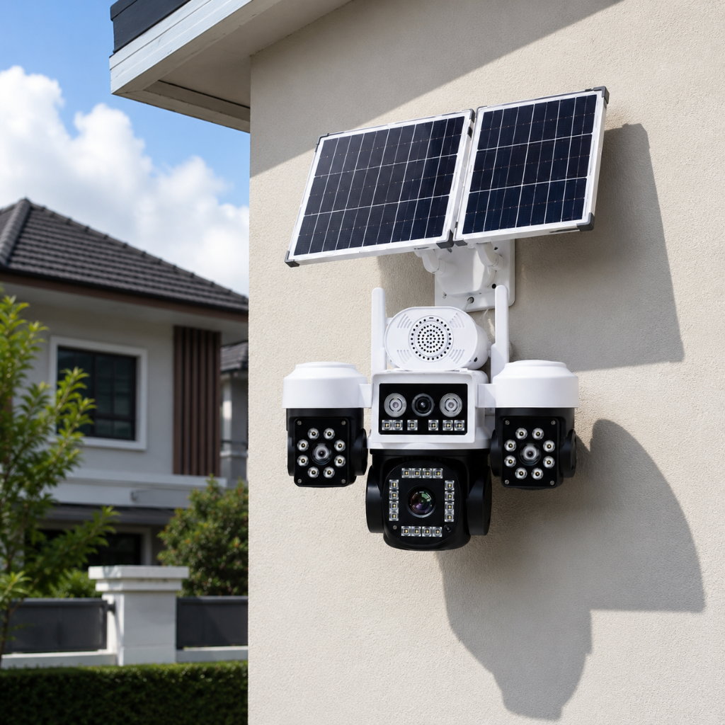 IOMA Five-Camera PTZ 4G Solar Security System with Colour Night Vision - IO-SG405