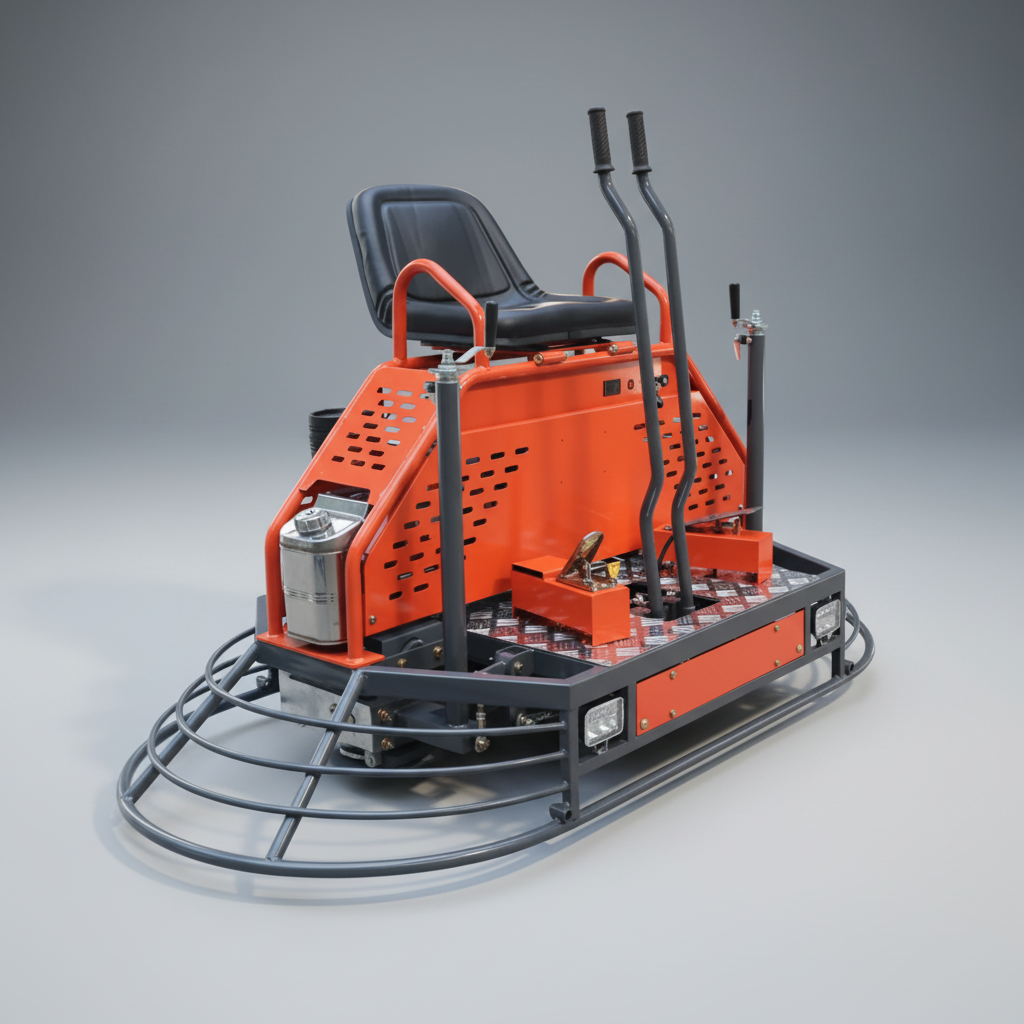 NRG 24HP Ride-On Gasoline Power Trowel with Honda GX690 Engine - RM100