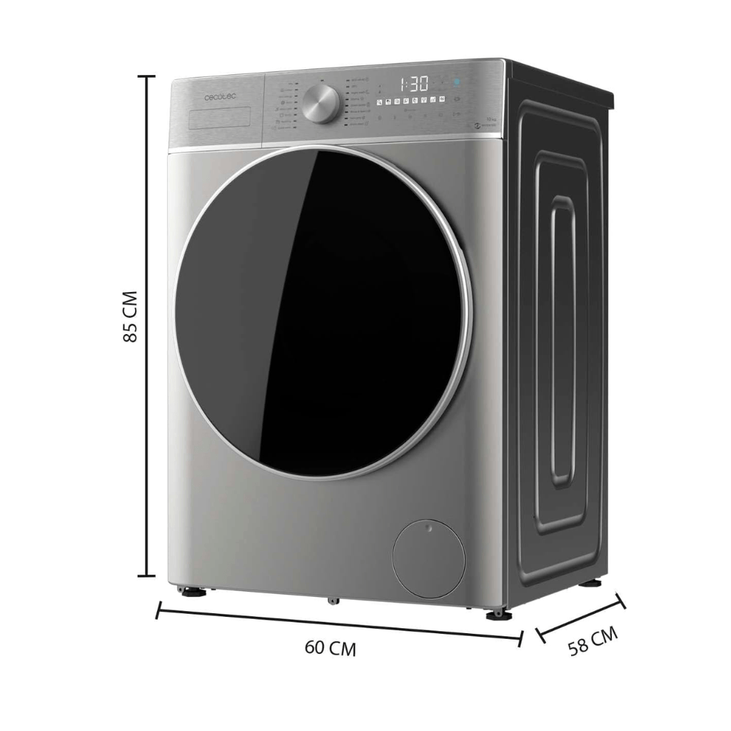 Cecotec Bolero Inverter 10kg/6kg Steel Washer & Dryer - A01_EU01_002769