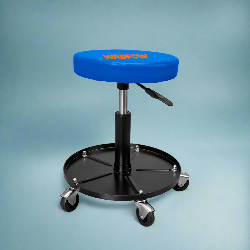 Wadfow Pneumatic Lifting Creeper Seat With Four 360-Degree Swivel Casters - WNC1521