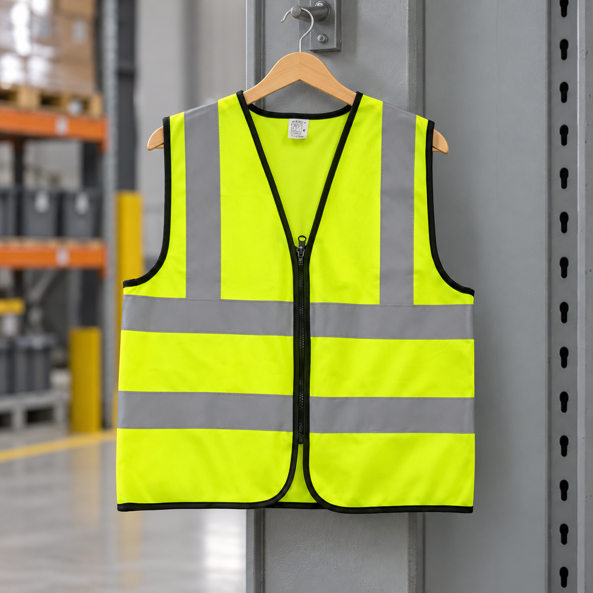 Irona XL High-Visibility Reflective Safety Vest | Orange & Yellow