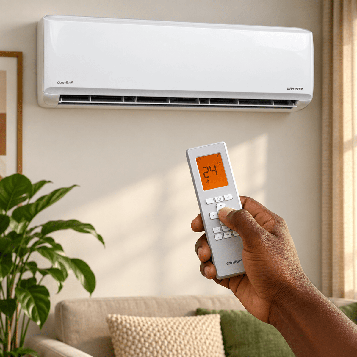 Supply Master Comfee 2.0HP 18,000 BTU Highwall Inverter Air Conditioner with WiFi & R32 Refrigerant