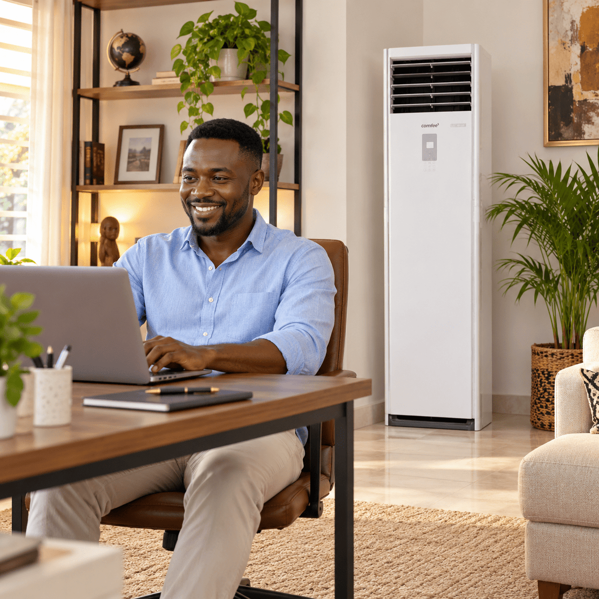 Supply Master Comfee Inverter Floor-Standing Air Conditioner with Powerful Directional Airflow | 2.5HP & 5.0HP