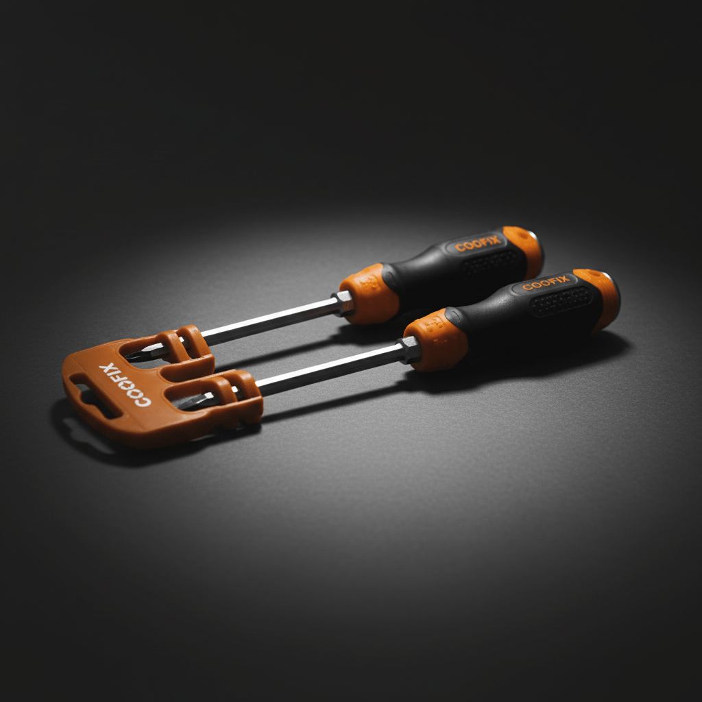 Supply Master Coofix 2-Piece Go-Through Impact Screwdriver Set - 27501