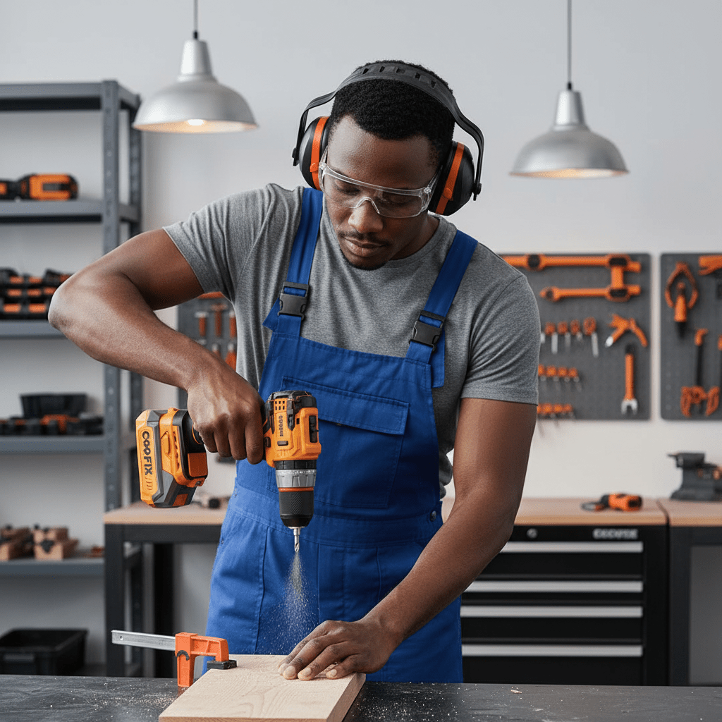 Supply Master Coofix 20V Brushless Cordless Drill 55Nm with Battery & Charger - 27441