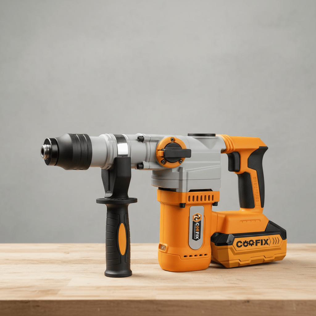 Supply Master Coofix 20V Brushless Cordless Rotary Hammer 4200bpm with Battery & Charger - 27469