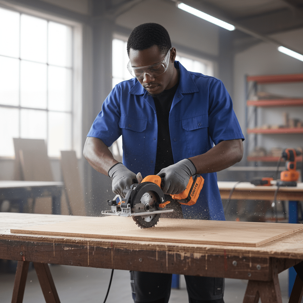 Supply Master Coofix 20V Cordless Circular Saw 5.5"/140mm with Battery & Charger - 27471
