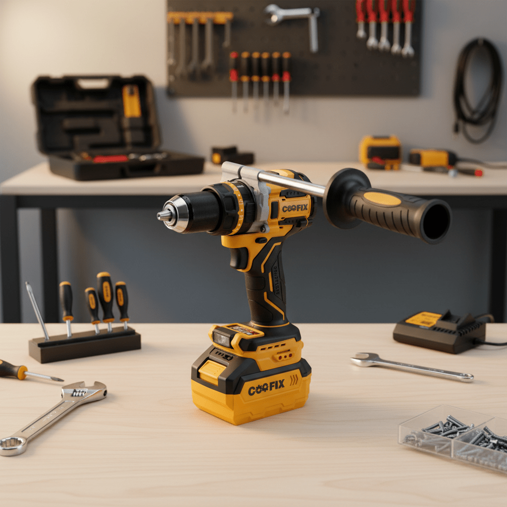 Supply Master Coofix 20V Cordless Heavy-Duty Impact Drill 150Nm without Battery & Charger - 27434