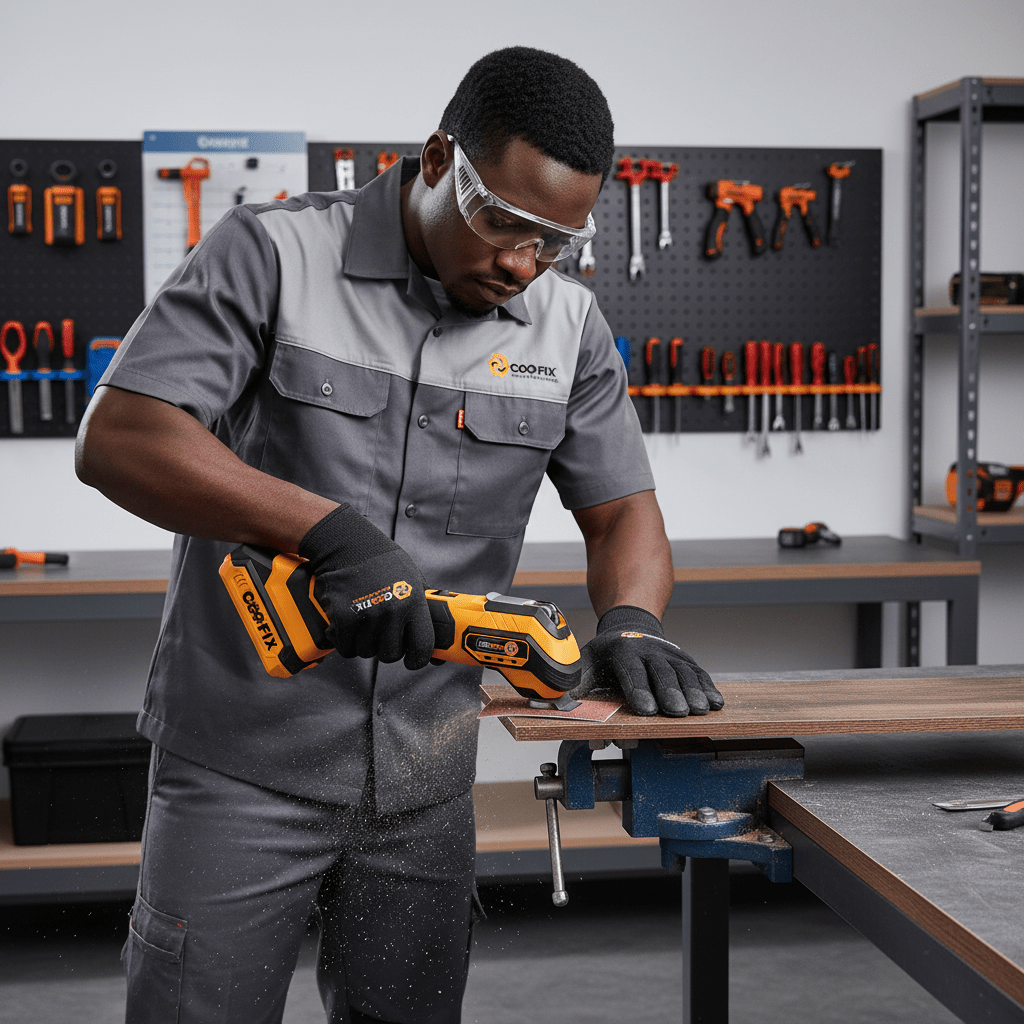 Supply Master Coofix 20V Cordless Multi-Function Saw with 2 x Batteries, Charger & Variable Speed - 27455