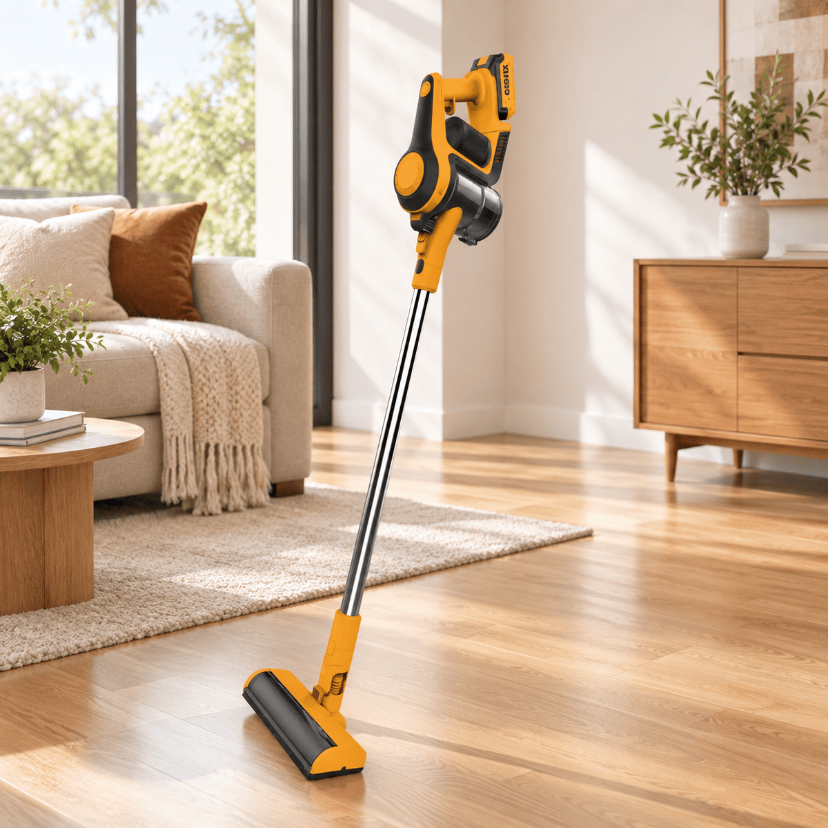 Supply Master Coofix 20V Cordless Vacuum Cleaner 0.5L with 2 x Batteries & Fast Charger - 27422