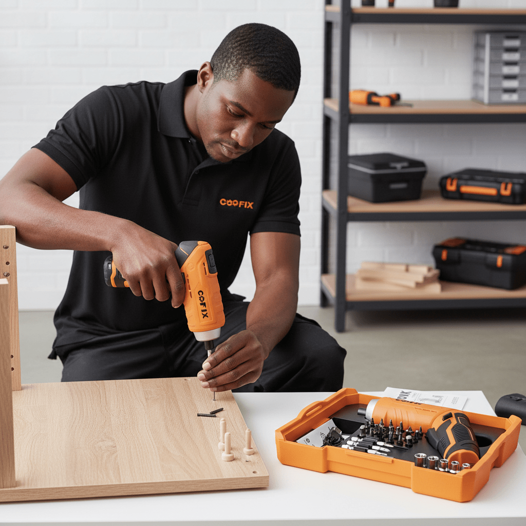 Supply Master Coofix 33-piece Cordless Screwdriver Set 3.6V - 27303