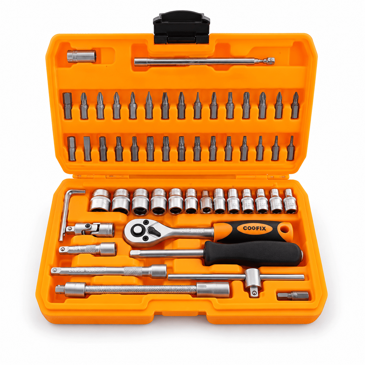 Supply Master Coofix 58-Piece 1/4-inch Socket Set - 27507