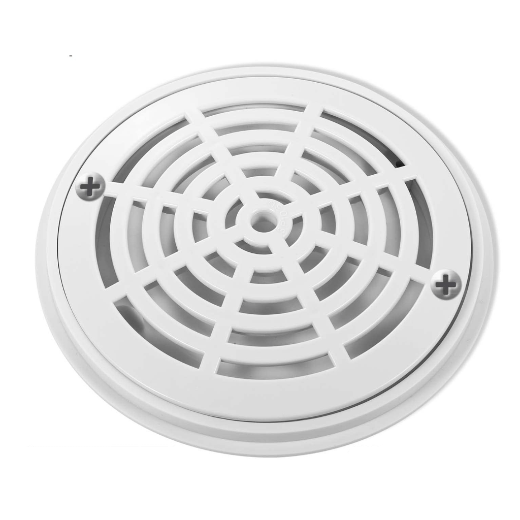 Supply Master Glong 8" Round Plastic Swimming Pool Main Drain - GL-SP-1030