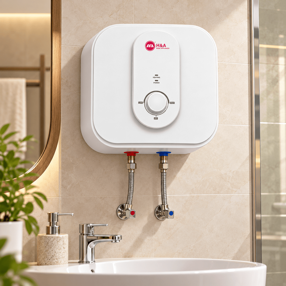 Supply Master H&A Vertical Storage Water Heater 1500W with Adjustable Temperature Control | 10L, 15L & 30L