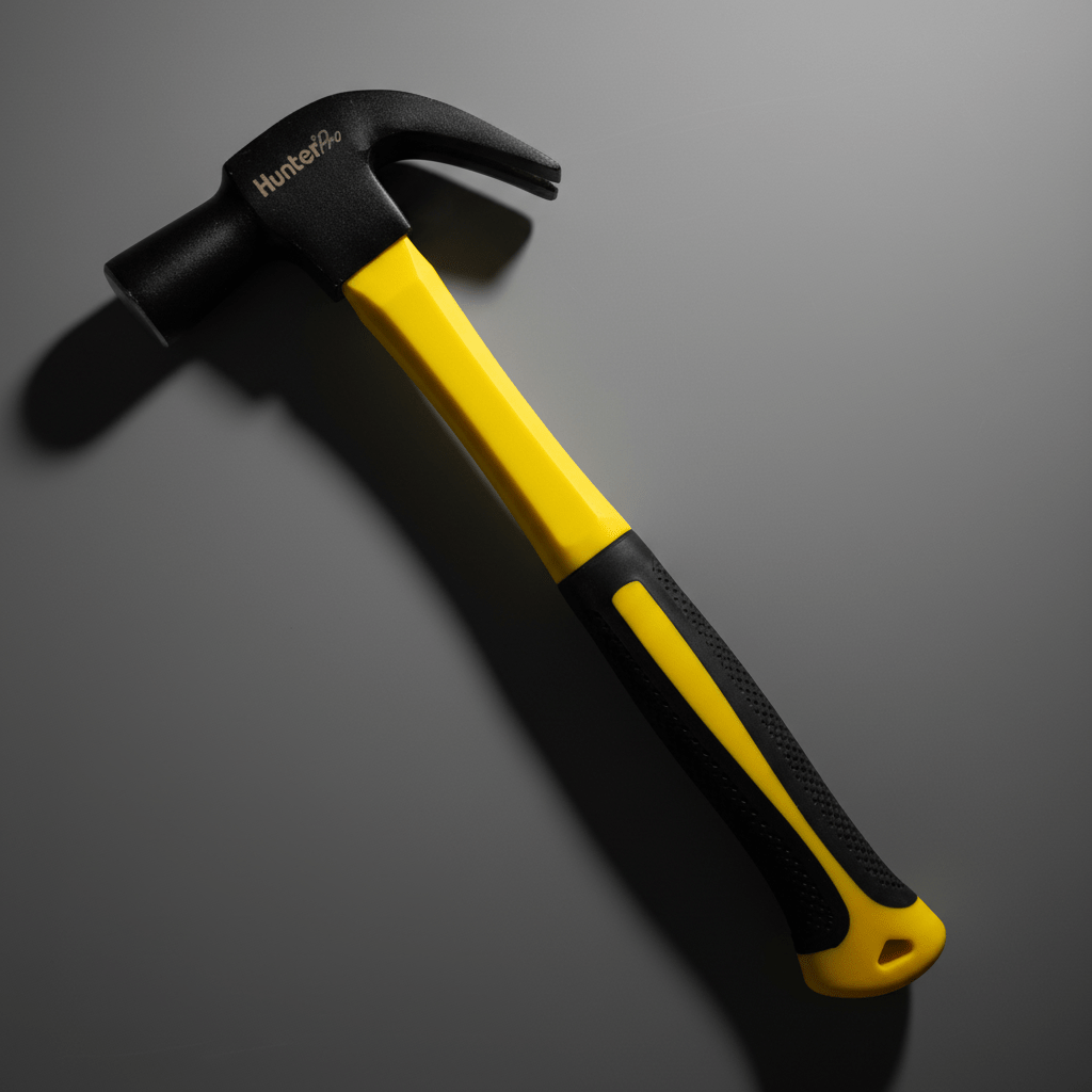 Supply Master Hunter Professional Claw Hammer with Fibreglass Handle 16oz - 110916-008