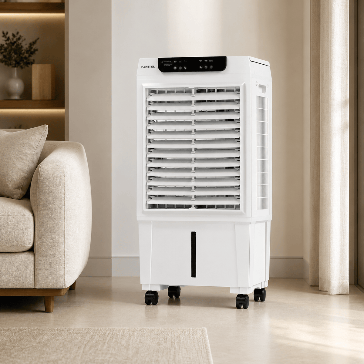 Kumtel Fan & Cooler Kumtel 14L Portable Air Cooler with Remote & Timer 80W | Water-Powered - HAC-03