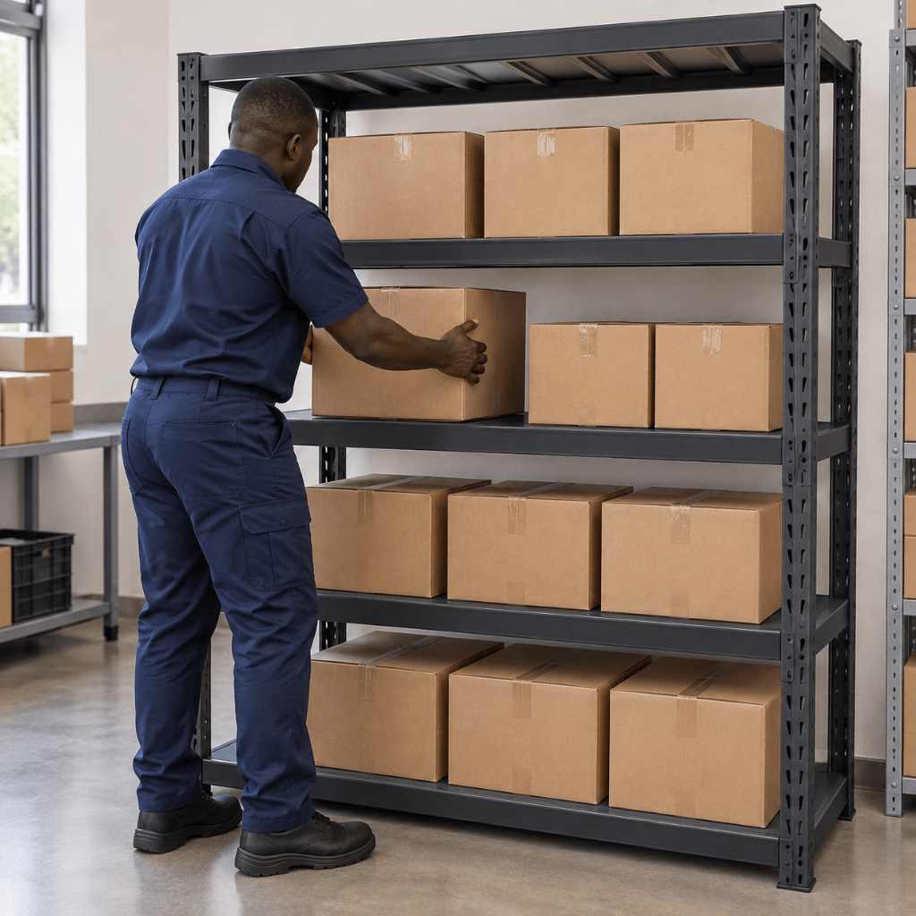 Supply Master Tera 4-Tier Light-Duty Long Span Storage Shelf 200kg Per Layer - TSS-LD01