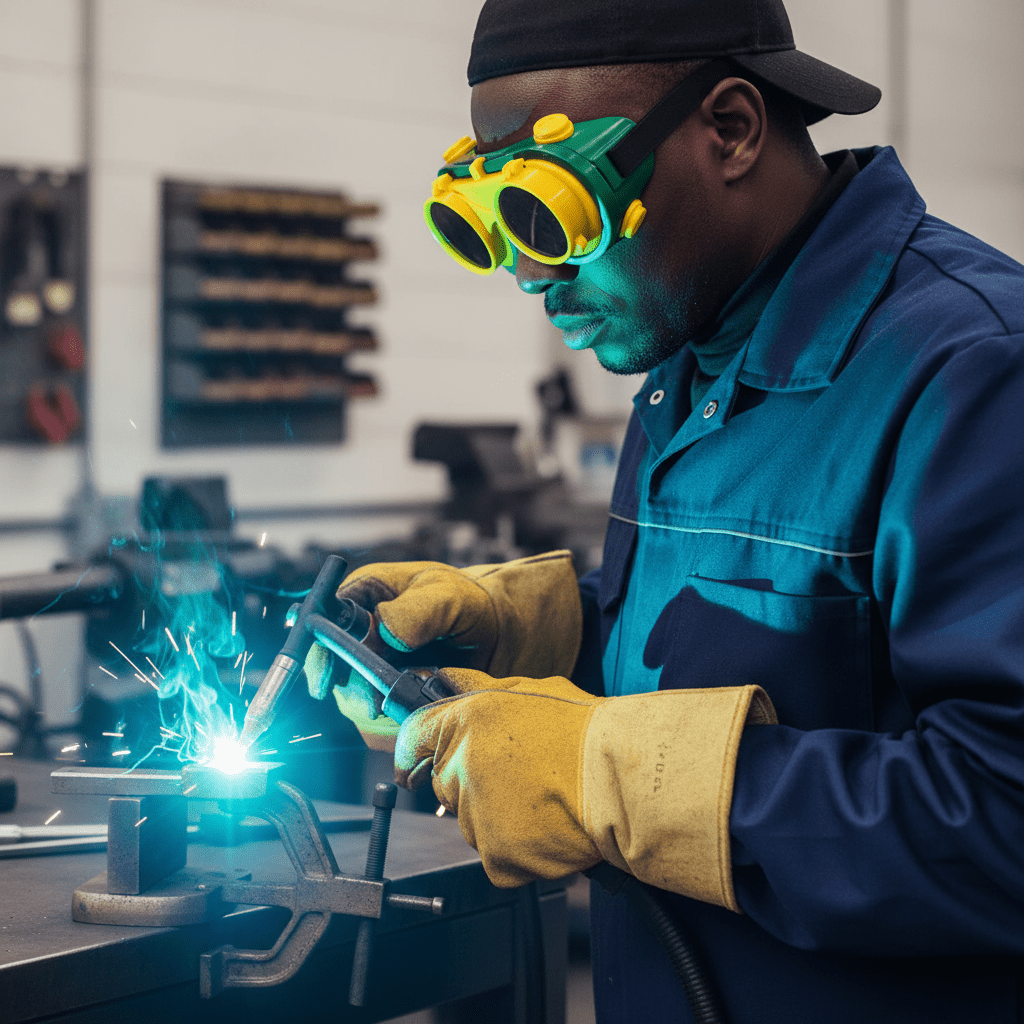 Supply Master Tera Flip-Up Welding Goggles with Green Lenses - 210443-LQ