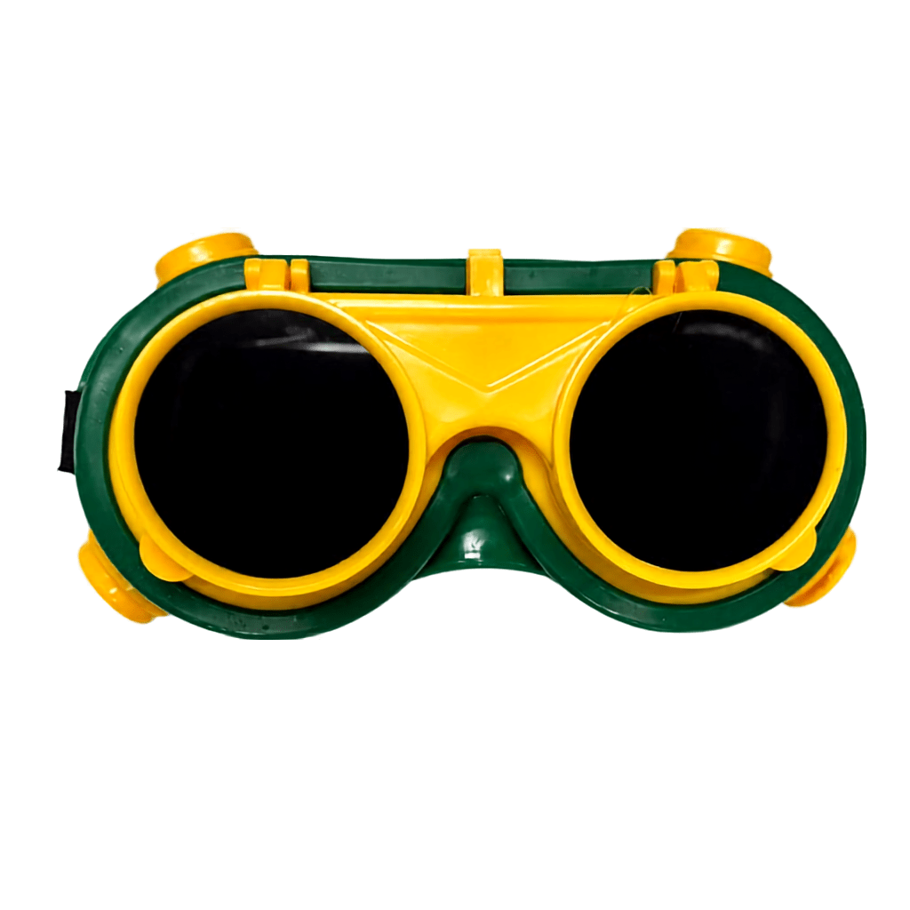 Supply Master Tera Flip-Up Welding Goggles with Green Lenses - 210443-LQ