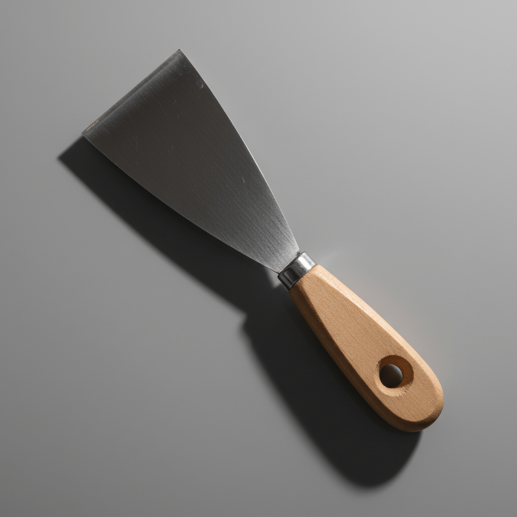 Supply Master Tera Paint Scraper with Wooden Handle | 1.5" - 5"