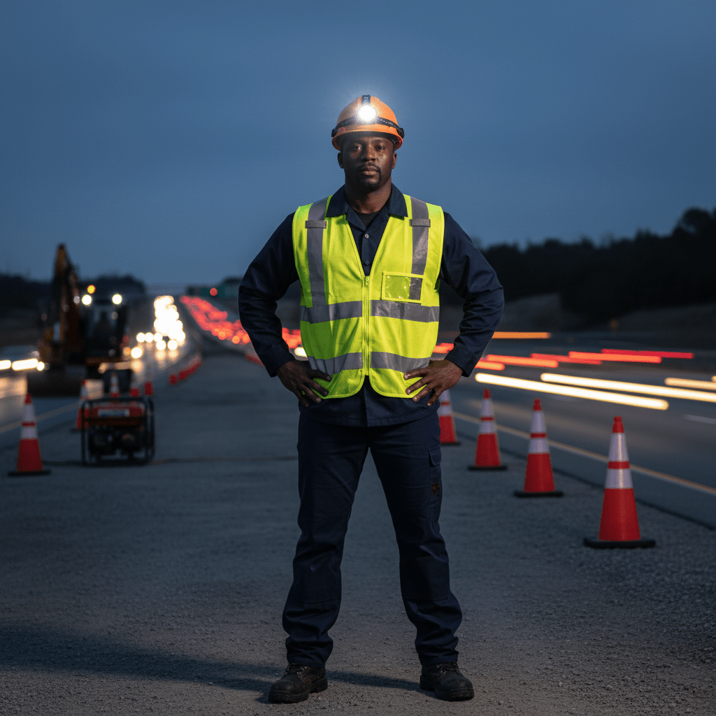 Supply Master Tera Reflective Safety X-Belt Harness - 2107201
