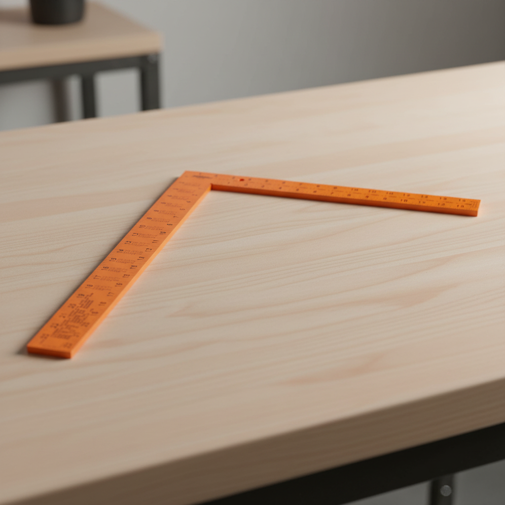 Supply Master Tera Steel Try Square with Orange Finish | 20" & 24"