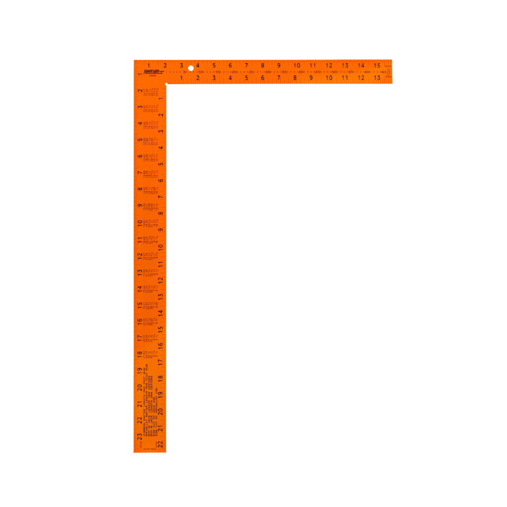 Supply Master Tera Steel Try Square with Orange Finish | 20" & 24"