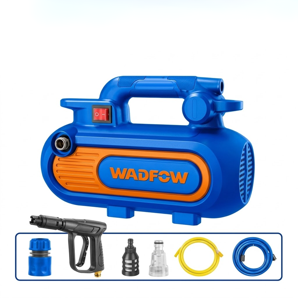 Wadfow 100 Bar High Pressure Washer with Induction Motor 1500W - WHP1A15