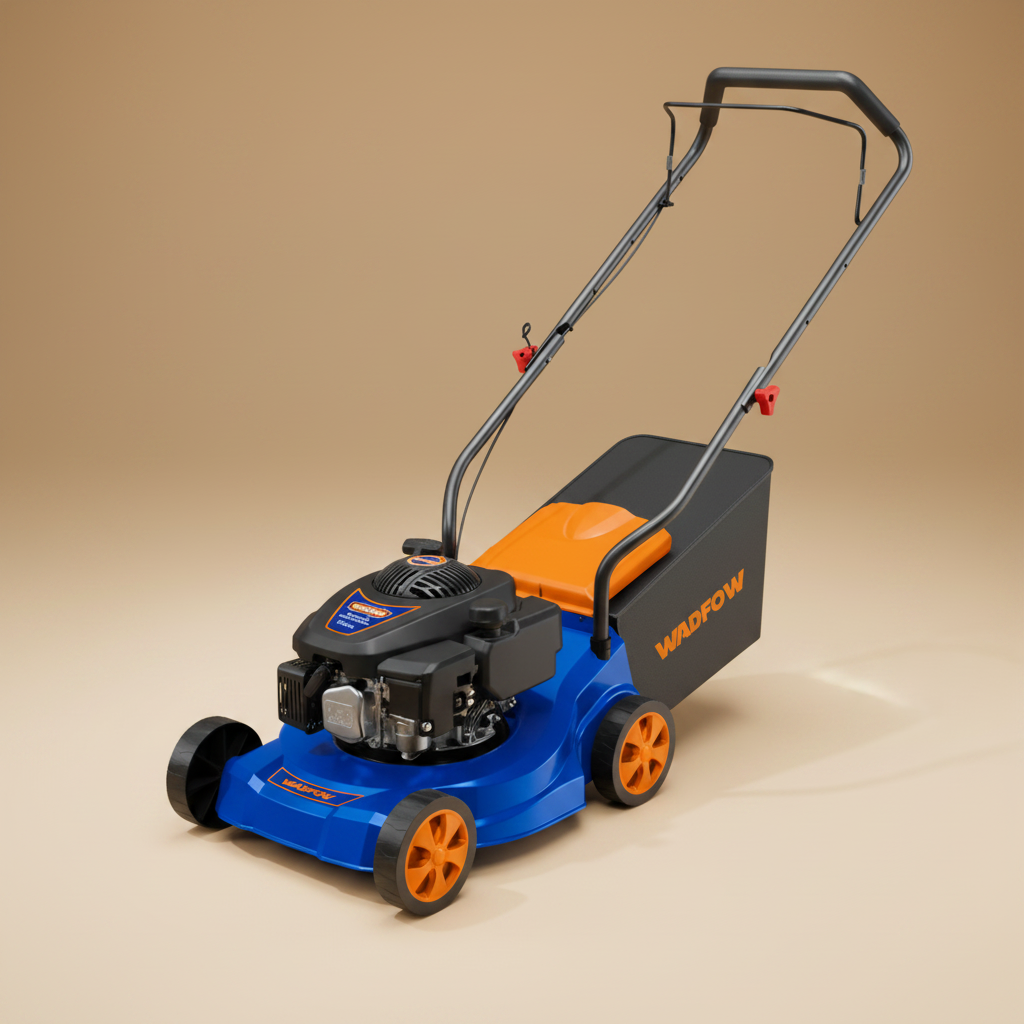 Wadfow 16" Gasoline Lawn Mower 131cc 3.2HP with 390mm Cutting Width - WGM6A16