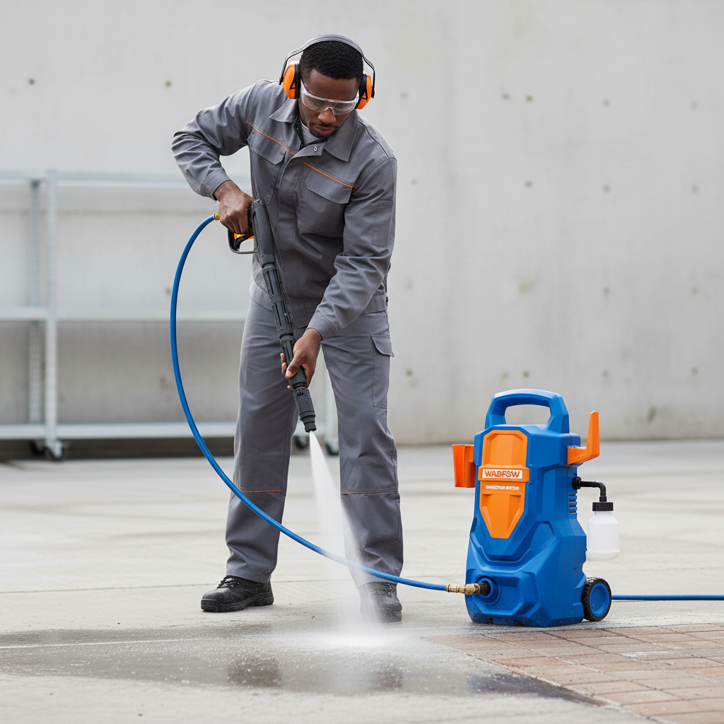 Wadfow 70 Bar High Pressure Washer with Induction Motor 1200W - WHP3A10