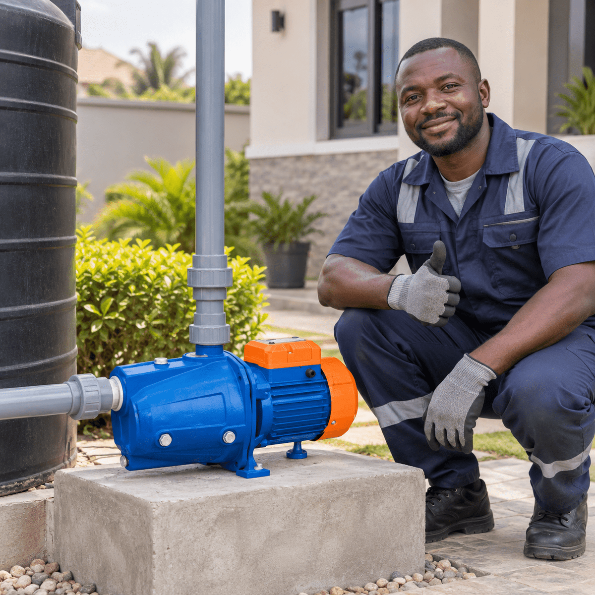 Supply Master Wadfow Self-Priming Jet Water Pump with Copper-Wound Motor | 1.5HP & 2HP
