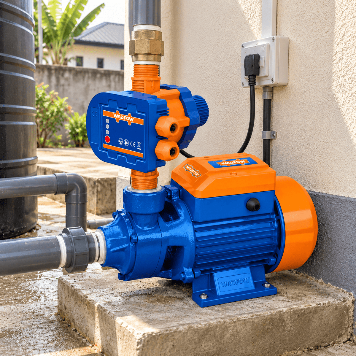 Supply Master Wadfow Standard Home Water Pressure System 1HP + Automatic Control | Supply Master Complete