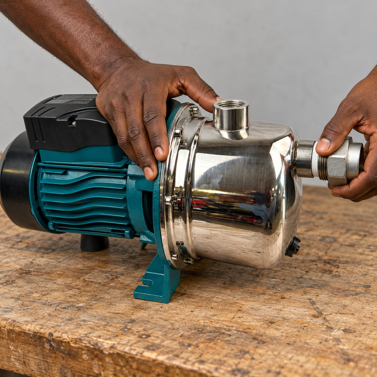 Comet 1HP Stainless-Steel Self-Priming Surface Water Pump - CO-SZD075-ECO