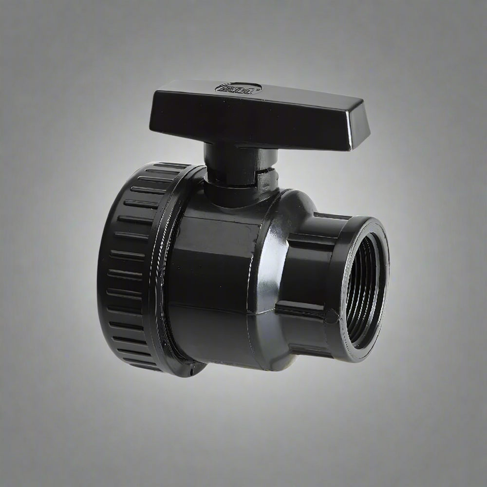 Era HDPE Double Female Union Ball Valve - 1"& 3/4''