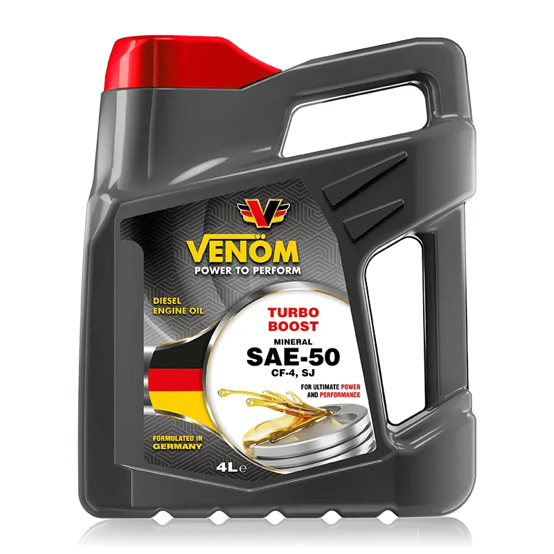 Venom Turbo Boost Mineral Engine Oil 5L/208L - SAE 50 Auto Supply Master