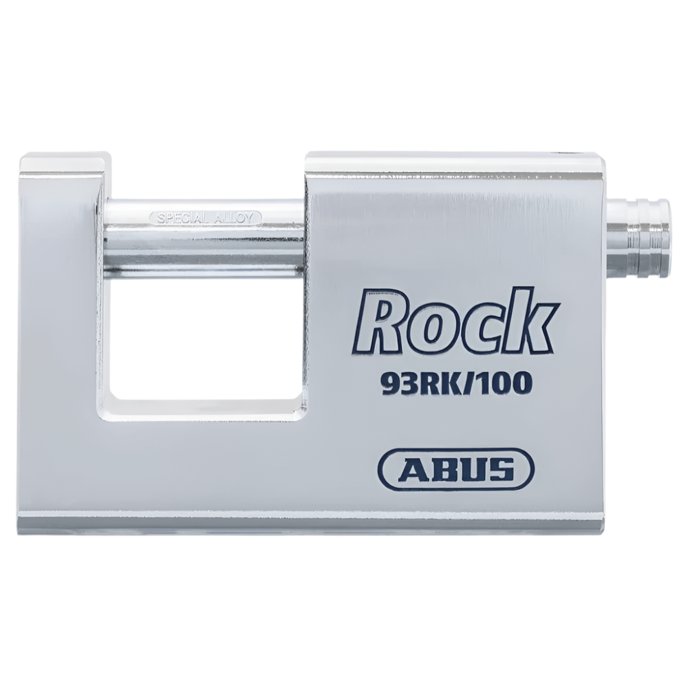 ABUS Padlocks & Accessories ABUS 110mm Monobloc Steel Padlock - 93RK/100