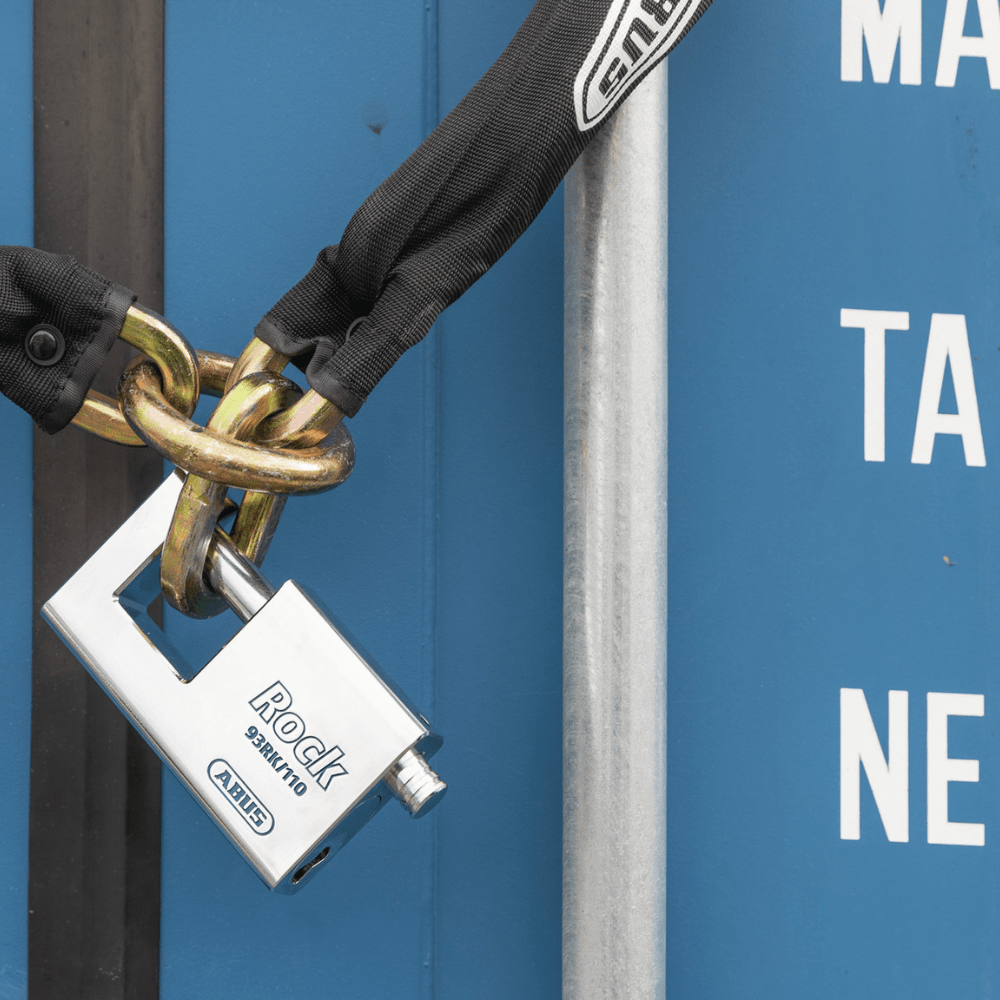 ABUS Padlocks & Accessories ABUS 110mm Monobloc Steel Padlock - 93RK/100