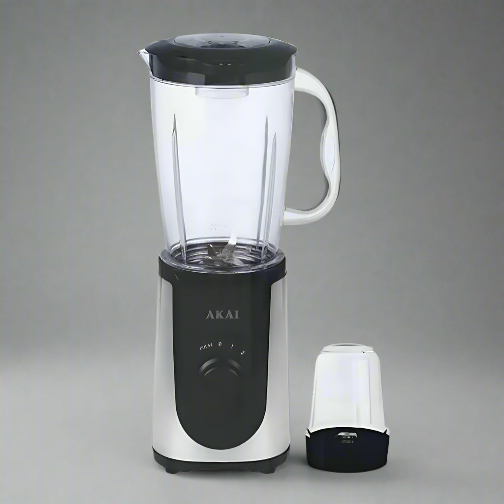 Akai Electric Kettle Akai 1.0L Black Stainless Steel Blender With Mill 350W - BD058A-103