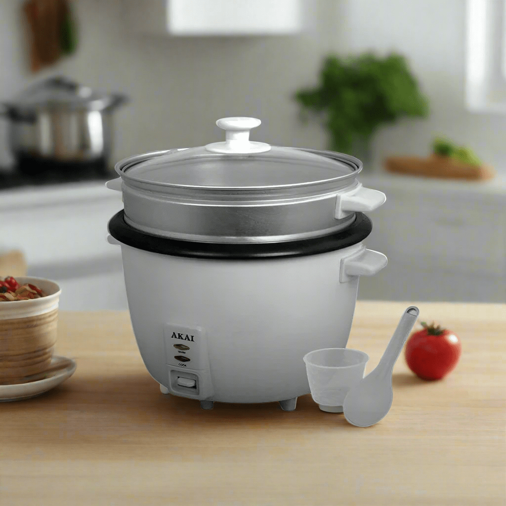 Akai Kitchen Appliances Akai 2.8L Rice Cooker With Steamer 900W - CK015A