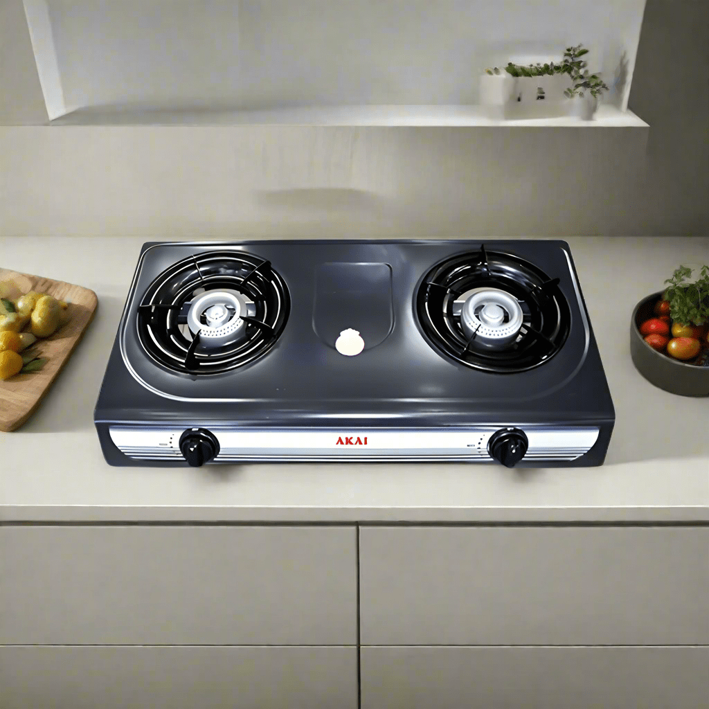Akai Kitchen Appliances Akai 2 Burner Table Top Gas Cooker