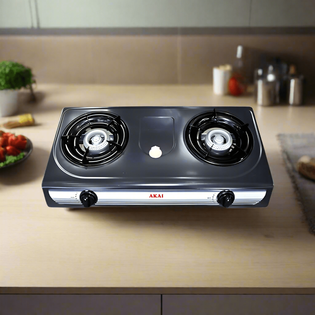Akai Kitchen Appliances Akai 2 Burner Table Top Gas Cooker