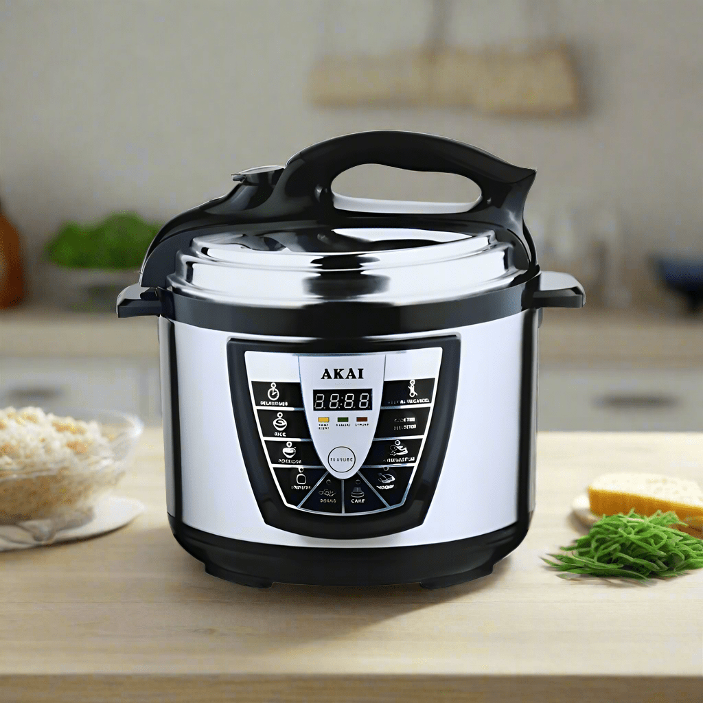 Akai Kitchen Appliances Akai 6L Stainless Steel Pressure Cooker 1000W - PCK001A-D60