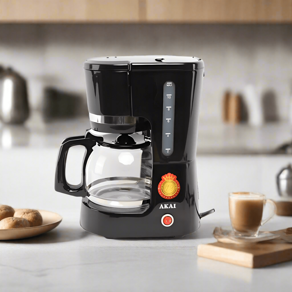 Akai Kitchen Appliances Akai Black Coffee Maker 1.5L - CM004A-1051