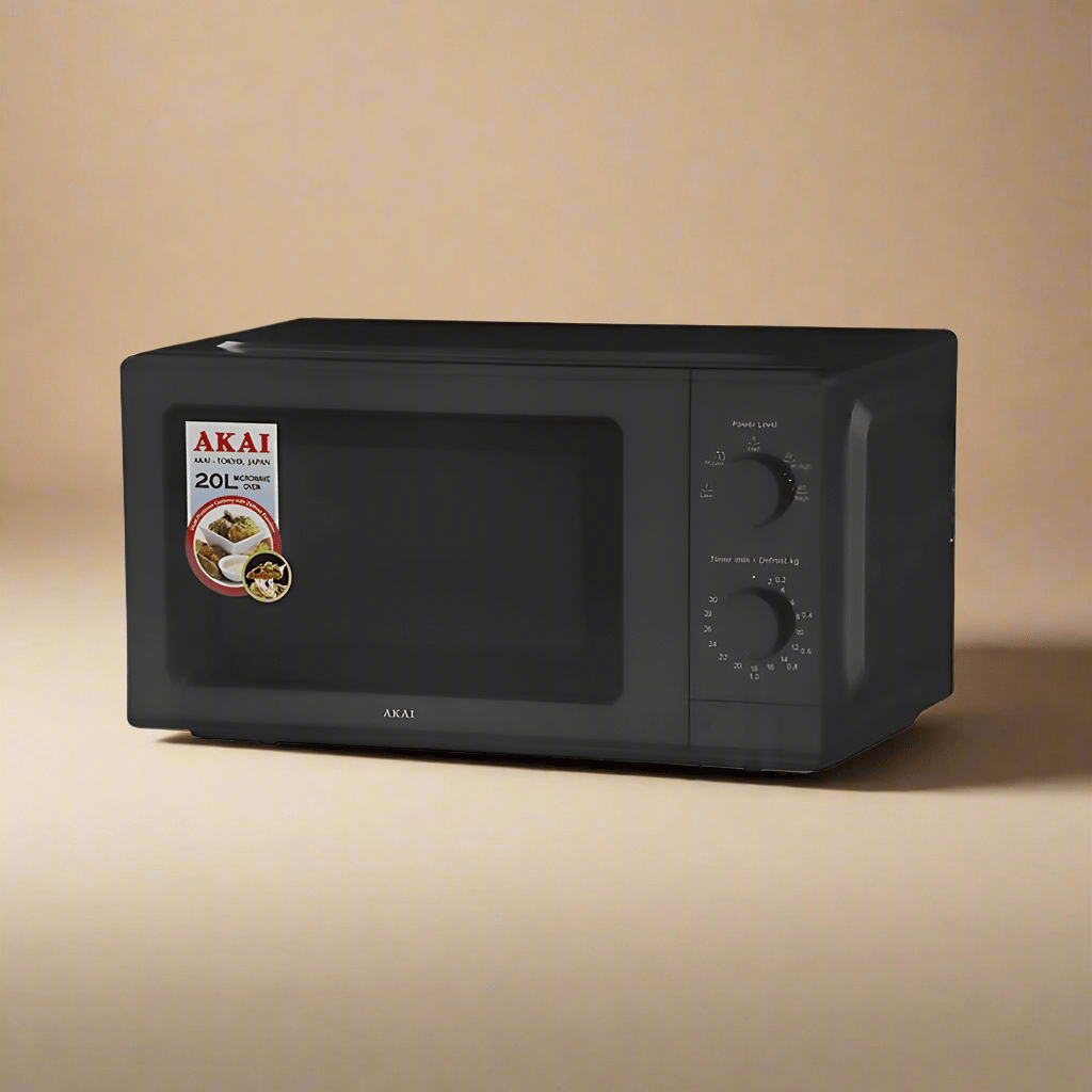 Akai Kitchen Appliances Akai Black Microwave Oven 20L 700W - MW075A-020MS