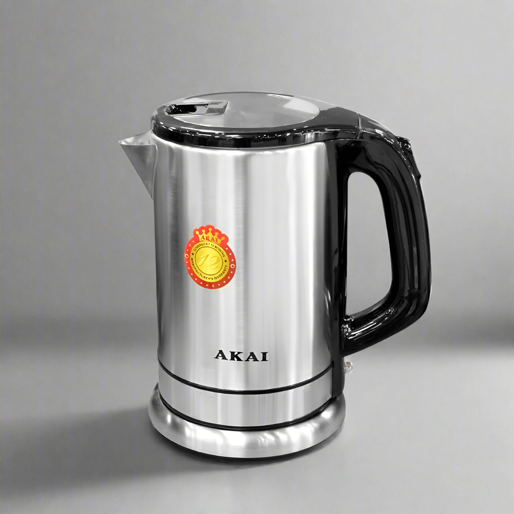 Akai Electric Kettle Akai Cordless Stainless Steel Electric Kettle 1.8L 1800W - EK030A-1829