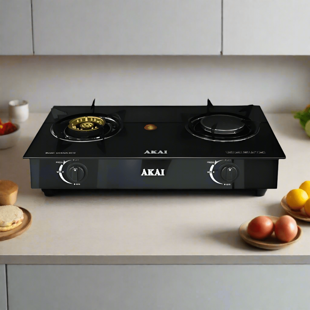 Akai Kitchen Appliances Akai Infrared 2 Burner Table Top Gas Cooker - GC032A-8518