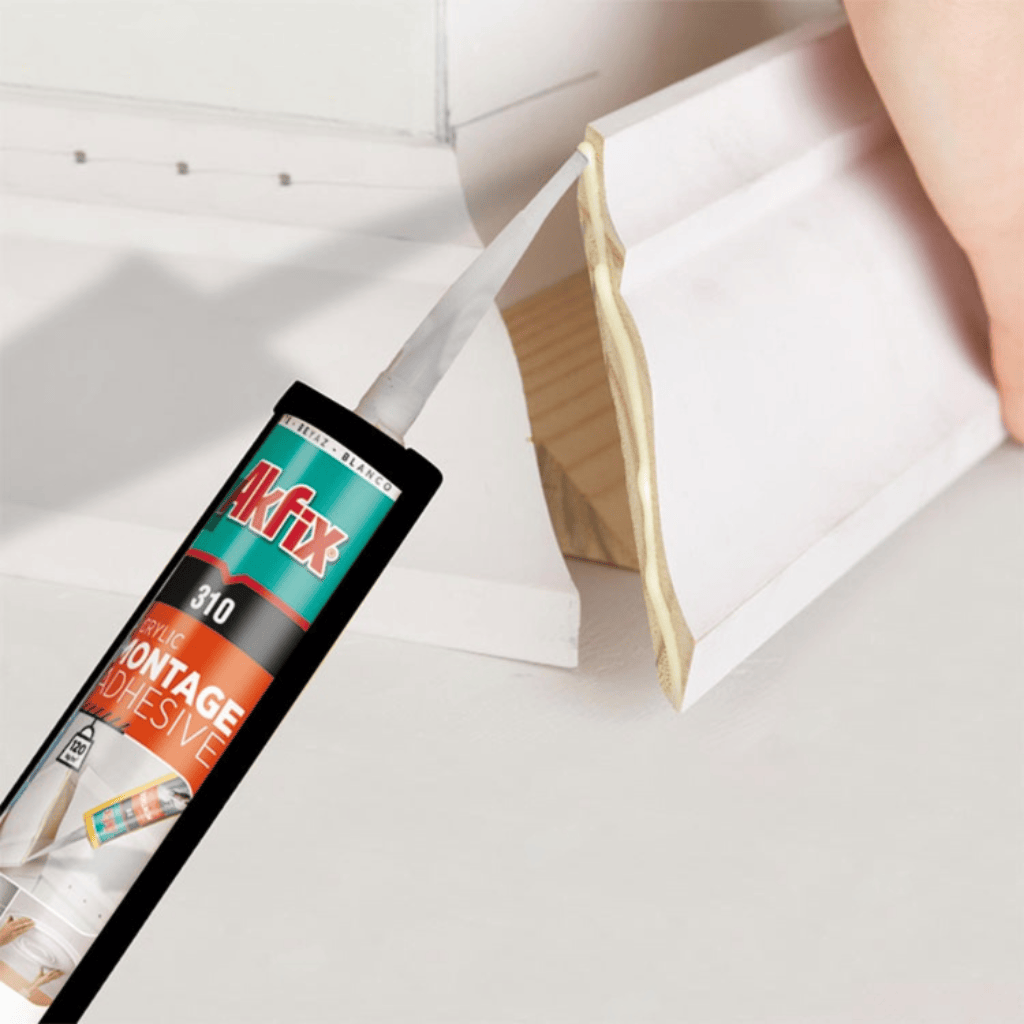 Akfix Adhesive & Glue Akfix Acrylic Montage Adhesive No Nail White 310ml - AS310