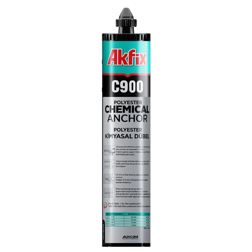 Akfix Adhesive & Glue Akfix Epoxy Chemical Anchor 300ml - C900