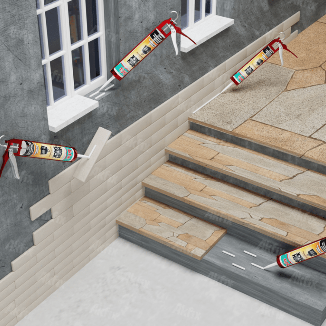 Akfix Adhesive & Glue Akfix High Tack Multi-Purpose Montage Adhesive - 290ml