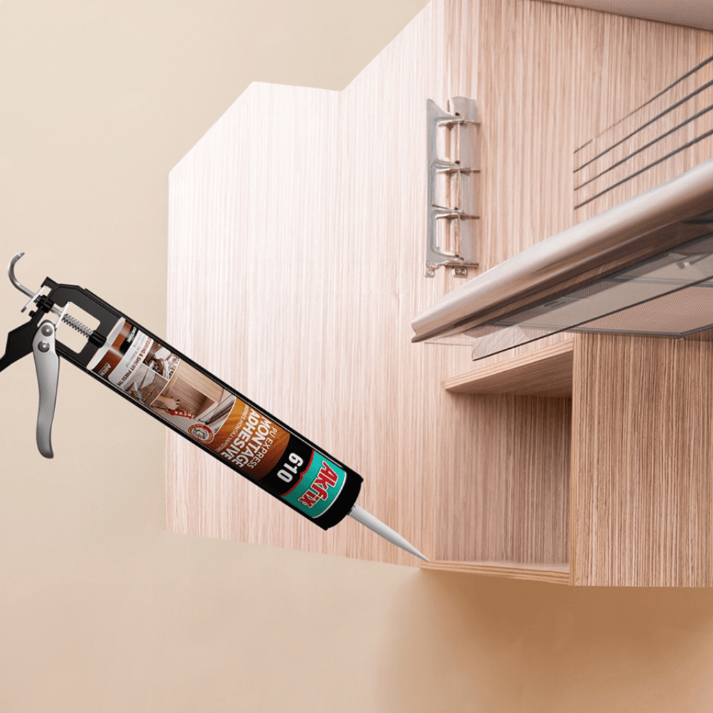 Akfix Adhesive & Glue Akfix PU Montage Adhesive No Nail Transparent 310ml - PU610